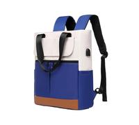 Mochila de viaje portátil con puerto USB, resistente al agua de nailon