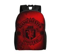 Mochila del Manchester United para adolescentes, mochila escolar de lona, mochila unisex para portátil