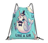 Mochila Deporte Ballena Elegante como Señor Impermeable Bolsa De Gimnasio Resisten Bolsa De Deporte para Mujer Fútbol Vacaciones 39X46Cm