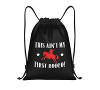 Mochila Deporte Esta No Es Mi Primera Vez Unisex Gymsack Fácil De Doblar Bolsa Cincha para Acampada Escuela Senderismo 39X46Cm