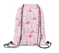 Mochila Deporte Tribus Occidentales Unisex Bolsas De Cuerdas Fácil De Doblar Bolsa Cincha para Escuela Viaje Fútbol 39X46Cm