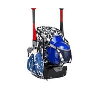 Mochila Deportiva De Béisbol: bolsaa De Equipo livianas, sistemas De Almacenamiento Con Compartimiento Para Zapatos, Paquete Portador De Bate De Softbol | Configuración De Entrenamiento Escolar Para