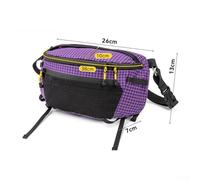 Mochila deportiva impermeable hecha de material For Dyneema, que ofrece una solución ligera y de almacenamiento con capas a prueba de humedad para actividades de conducción al aire libre (morado)