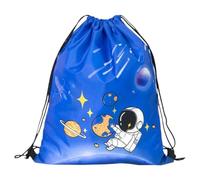 Mochila deportiva infantil de astronauta, mochila escolar ligera y de gran capacidad, con temática espacial azul, ideal para niños y niñas. Ideal para regalar.