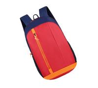 Mochila deportiva - Mochila ligera de tela Oxford impermeable | Bolsa de senderismo con correa ajustable, bolsa de hombro grande para viajes al aire libre, Azul oscuro con rojo, Siehe Beschreibung