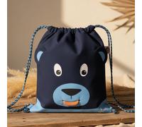Mochila deportiva oso, azul | Affenzahn – Sin personalización
