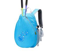 Mochila deportiva para raquetas, mochila deportiva para jugadores jóvenes, mochila atlética con sección ventilada, accesorio junior, equipo de juego para escuela, sesiones de práctica y verano, azul