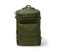 Mochila Deportiva Táctica 36L Verde Militar | Material RPET 600D Reciclado | RPET 600D & Velcro para parches