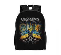 Mochila Día de la Unidad de Ucrania para Hombres Mujeres Escuela Universitaria Resistente al Agua Orgullosa Bolsa de Impresión de Bandera Ucraniana Loisirs al Aire Libre Regalos de vacaciones