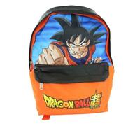 Mochila Dragon Ball Z 38x27x16, perfecta para actividades diarias, diseño dinámico y heroico, naranja, Bolsa
