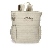Disney Joumma Duna Mickey Mochila de Paseo Beige 32x35x13 cm Poliéster 14,6L