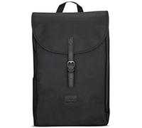 Mochila en Negro para Hombre y Mujer - JOHNNY URBAN Liam de Pet Reciclado - Morral Cotidiano Unisex de 13 litros - Hidrófuga con Bolso de Portátil