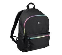 Mochila escolar 2 cremalleras (22L) Sunset MILAN, negro (624605SNK)
