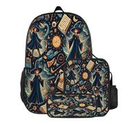 Mochila escolar 3D de Harry Potter, lonchera, estuche para lápices, mochila escolar de mago, mochila
