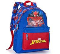 Mochila escolar 41×31×18 cm - Para Spiderman Fan - para 1º a 4º de Primaria (6-10 años) - con tirantes acolchados, separador interior, portabotellas - ligera, práctica e idea regalo niño Clondo
