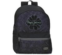 Mochila escolar - 44 cm - 2B - Pepe Jeans - Eloise Negro - Negro