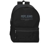Pepe Jeans Edward Mochila Adaptable a Carro Portátil 15,6 Pulgadas Negro 31x44x17,5 cm Poliéster 23,87L by Joumma Bags