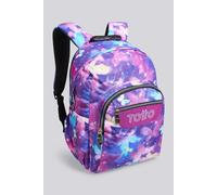 Mochila Escolar Adaptable Carro Totto Acuareles Glitter Azul MKP talla T.U.