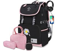 Mochila Escolar Adolescente Bolsas Escolares Mochilas Niña para Juveniles Niñas Niños, 8 9 10 11 12 13 14 15 16 17 18 Años Grande Kawaii Casual Sets Primaria Escuela Secundaria Colegio Alumna
