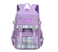 Mochila escolar adolescente niña，cute backpack kawaii daypack school bag for girls，school bag for boys kids(Purple,L)