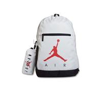 Mochila escolar Air Jordan 9B0503001 para niños - Blanco universitario