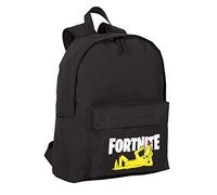Mochila Escolar Americana Fortnite Crazy Banana - Compartimento Principal y Bolsillo Frontal - Interior Forrado con Portaordenador - Tirantes Ergonómicos y Acolchados - 41 x 31 x 13.5 cm - Toybags