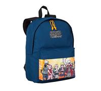 Mochila Escolar Americana Naruto - Compartimento Principal y Bolsillo Frontal - Portaordenador e Interior Forrado - Tirantes y Espalda Acolchados - 40 x 31 x 13 cm - Toybags