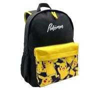 POKEMON Mochila Escolar Americana Pikachu, Unisex niños, Multicolor, Grande