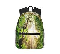 Mochila Escolar Árbol Botánico Brillando Al Sol Mochilas Escolares Casual Bolsa De Viaje Moda Mochilas De Viaje para Camping Senderismo Viaje