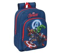 AVENGERS - Mochila Escolar Infantil Animada, Mochila Niño, Mochila Infantil, Adaptable a Carro, Ideal para Niños en Edad Escolar, Cómoda y Versátil, Calidad y Resistencia, 26x11x34 cm