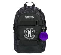 Mochila escolar Baagl Skate Color: negro/violeta