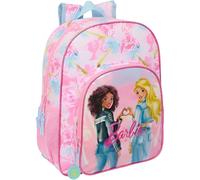 Mochila escolar BARBIE Painterly adaptable a Carro, 32x12x38 cm