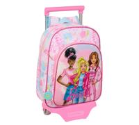 Safta Barbie Painterly - Mochila Infantil con Carro 705, Ideal para Niños de Diferentes Edades, Cómoda y Versátil, Calidad y Resistencia, 26x11x34 cm
