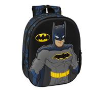 BATMAN - Mochila Escolar, con Diseño 3D, Ideal para Niños de Diferentes Edades, Cómoda y Versátil, Calidad y Resistencia, 27x10x33 cm