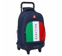 Mochila Escolar Benetton Flag Azul Marino 33 x 45 x 22 cm - Marca: Benetton - EAN: 8412688573981