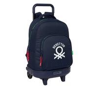 Mochila Escolar BENETTON Together, Grande 45 cm. Con Carro
