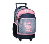 Pepe Jeans Mochila Noni Denim Compact 2 ruedas Multicolor 32x43x21 cm 28,9L Poliéster