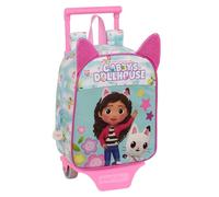 Mochila Escolar Con Carro Gabby'S Dollhouse 22 x 27 x 10 cm.