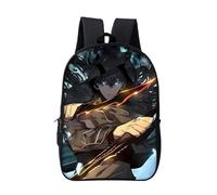 Mochila escolar con diseño de anime - Solo Leveling 3D mochila para niños ideal para regreso a la escuela y regalo, Stlye-3, 17Inch