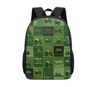 Mochila escolar con estampado de caballo bohemio para niños, estudiantes, adolescentes, patrón geométrico tribal, estilo étnico monocromático vintage, 17 pulgadas, 08., L, Minimalista