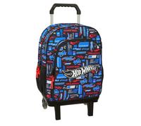 Mochila escolar con ruedas de 38 cm - Hot Wheels