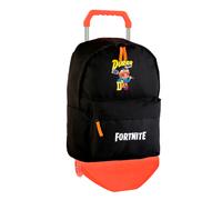 Mochila escolar con ruedas de 42 cm Durrr Fortnite negra - Toybags