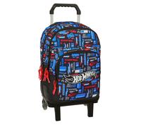 Mochila escolar con ruedas de 42 cm - Hot Wheels