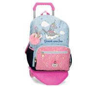 Mochila escolar con ruedas de 44 cm «Dreams Come True», multicolor - Enso