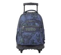 Mochila escolar con ruedas estampado todoterreno - Renglones TOTTO TAMAÑO GRANDE
