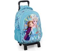 Mochila Escolar con Ruedas Niña para Frozen Fan - Carro Extraíble, Ergonómica 33x43x20 cm - Mochila Infantil para Educación Primaria (6-12 Años) y Viajes - Regalo Ideal