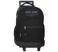 Mochila escolar con ruedas - Pepe Jeans - Edward Negro - Negro