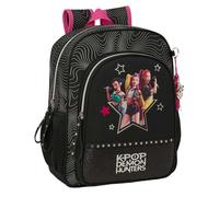 K-POP Demon Hunters - ENERGY - Mochila Escolar Niño, Mochila Infantil, Adaptable a Carro, Ideal para Niños en Edad Escolar, Cómoda y Versátil, Resistencia, 32x12x38 cm