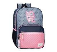 Pepe Jeans Noni Denim Mochila Escolar Adaptable a Carro Multicolor 30x40x12 cms Poliéster 14,4L by Joumma Bags