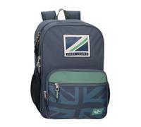 Mochila escolar de 40 cm, 2 compartimentos, Pepe Jeans, color azul marino